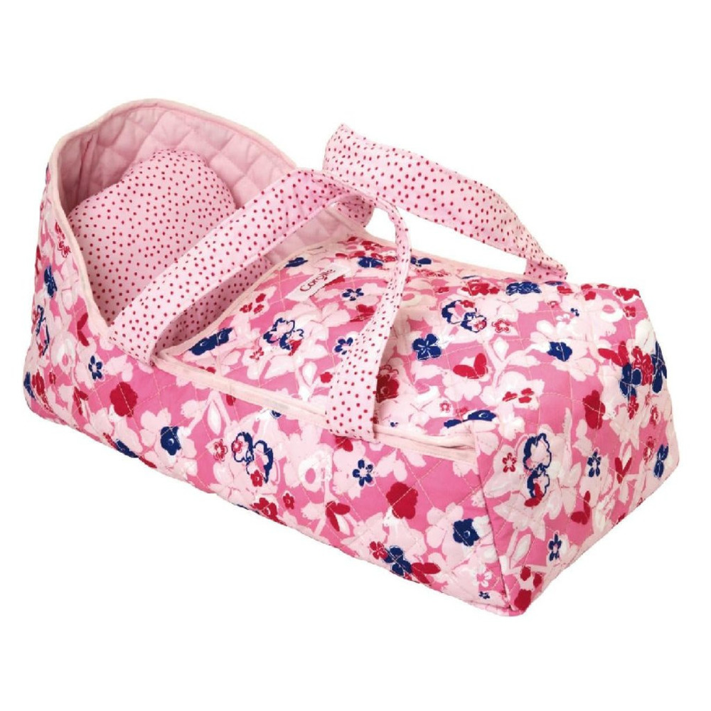 Corolle Floral Carry Doll Bed Fits For Dolls Up to 17" Accessory  New  in Box